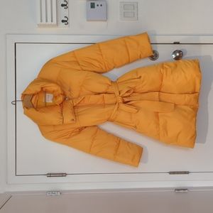 Tangerine Puffer Winter Coat (SMALL)